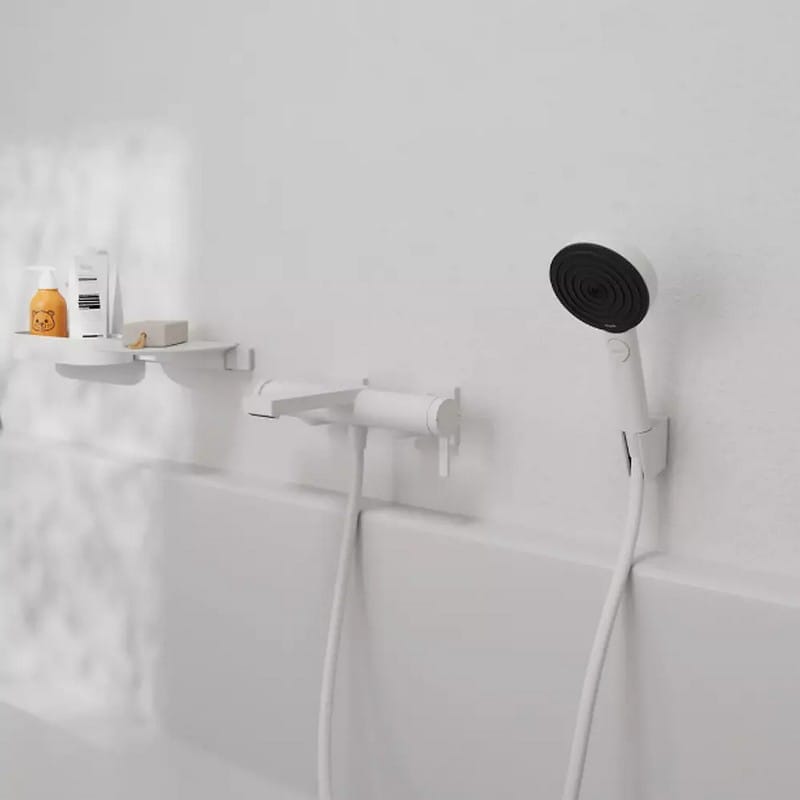 Змішувач для ванни Tecturis E Matt White Hansgrohe (73420700) Змішувач для ванни Tecturis E Matt White Hansgrohe (73420700)