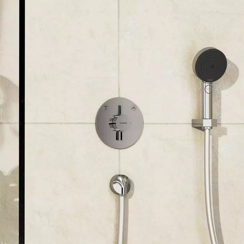 Смеситель скрытого монтажа DuoTurn S на 2 функции Chrome Hansgrohe (75418000)