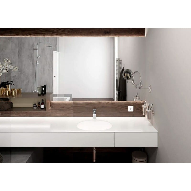 Змішувач для умивальника Vernis Blend 100 з донним клапаном pop-up Chrome Hansgrohe (71551000) Змішувач для умивальника Vernis Blend 100 з донним клапаном pop-up Chrome Hansgrohe (71551000)
