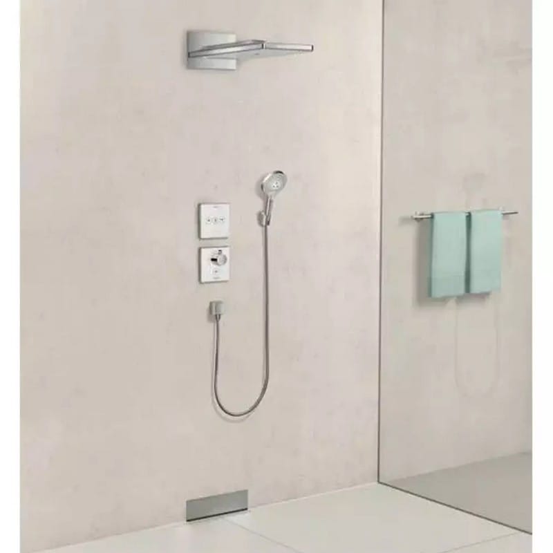 Термостат ShowerSelect Highflow White Chrome Hansgrohe (15735400) Термостат ShowerSelect Highflow White Chrome Hansgrohe (15735400)