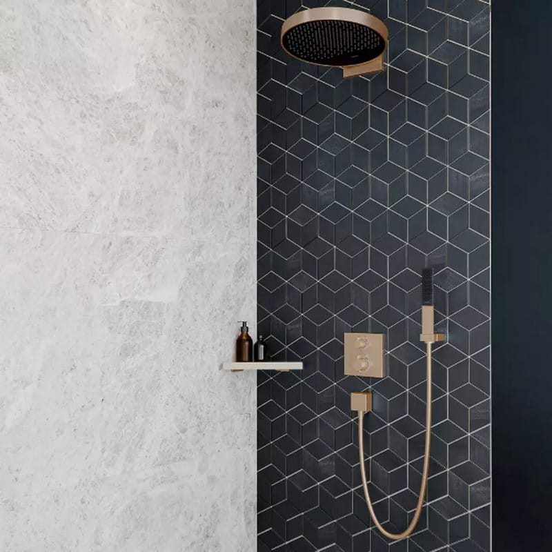 Термостат Ecostat S Ecostat Square 2-режимный Bronze Hansgrohe (15714140)