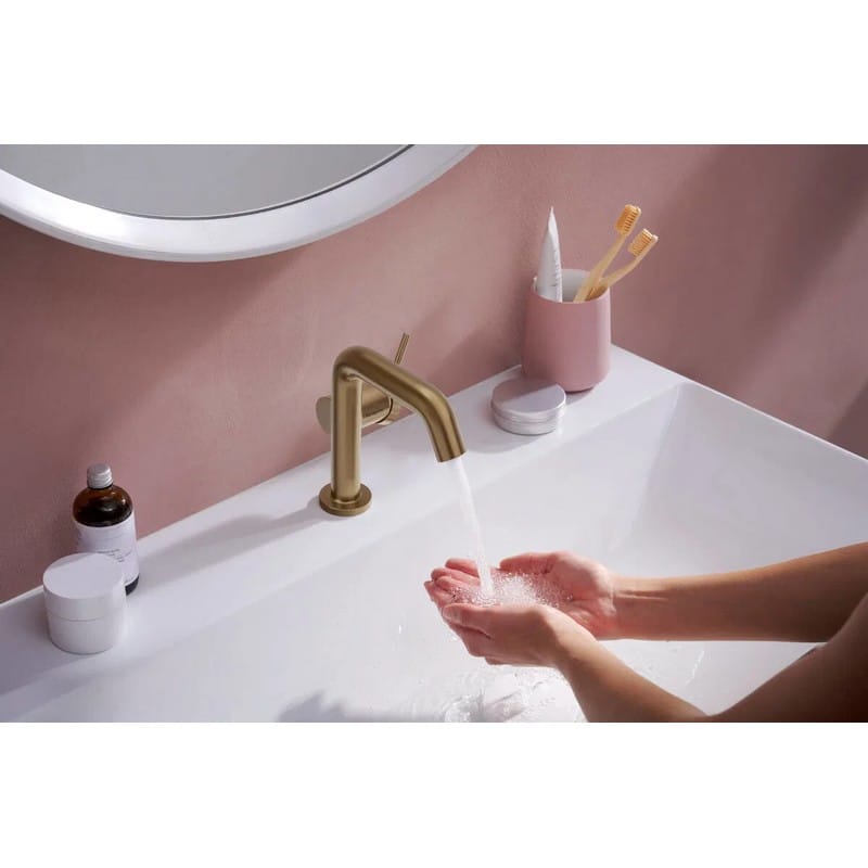 Смеситель для умывальника Tecturis S 110 Fine CoolStart без клапана Bronze Hansgrohe (73321140) Смеситель для умывальника Tecturis S 110 Fine CoolStart без клапана Bronze Hansgrohe (73321140)