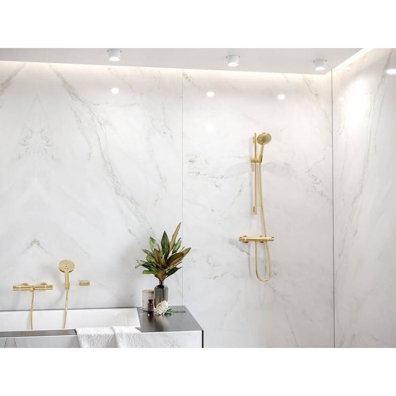 Змішувач із термостатом для душу Ecostat, Brushed Bronze Hansgrohe (13116140)