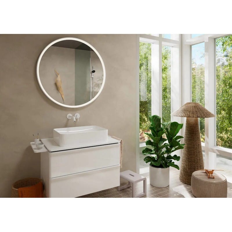 Змішувач для умивальника Tecturis S 225 зі стіни  Matt White Hansgrohe (73351700)