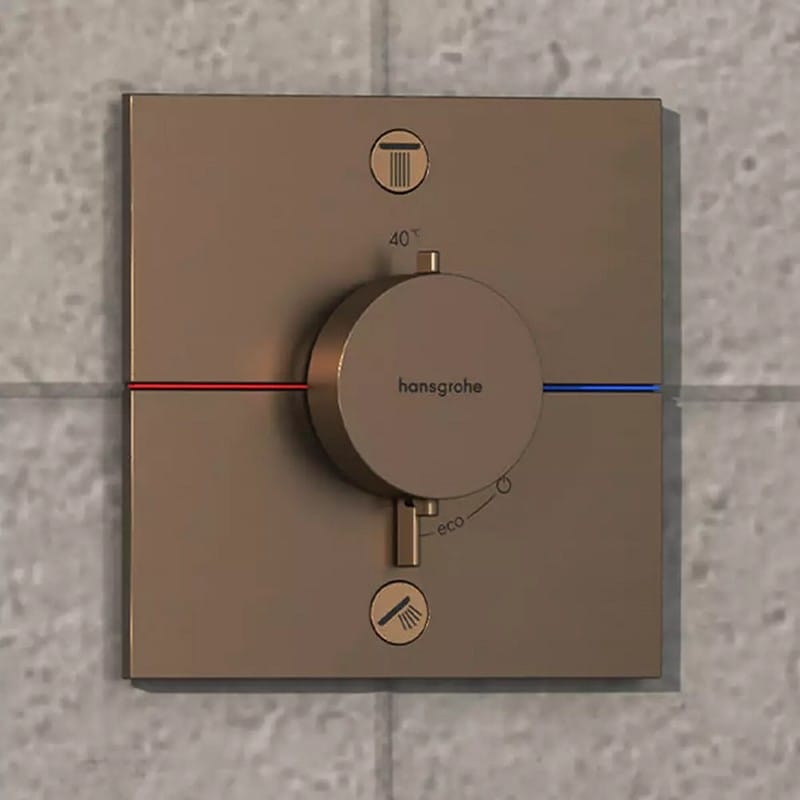 Термостат ShowerSelect Comfort E на 2 функции Bronze Hansgrohe (15572140) Термостат ShowerSelect Comfort E на 2 функции Bronze Hansgrohe (15572140)