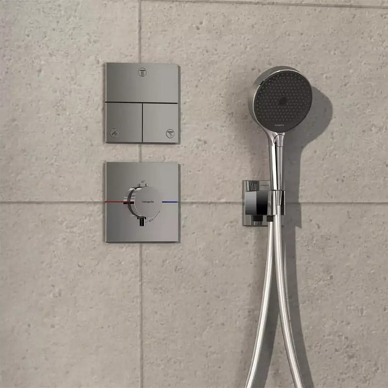 Термостат скрытого монтажа ShowerSelect Comfort E HighFlow Chrome Hansgrohe (15574000) Термостат скрытого монтажа ShowerSelect Comfort E HighFlow Chrome Hansgrohe (15574000)