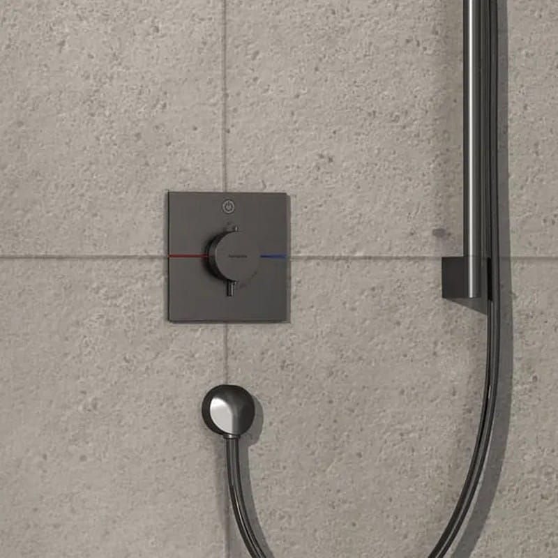 Термостат скрытого монтажа ShowerSelect Comfort E на 1 функцию Black Chrome Hansgrohe (15571340)