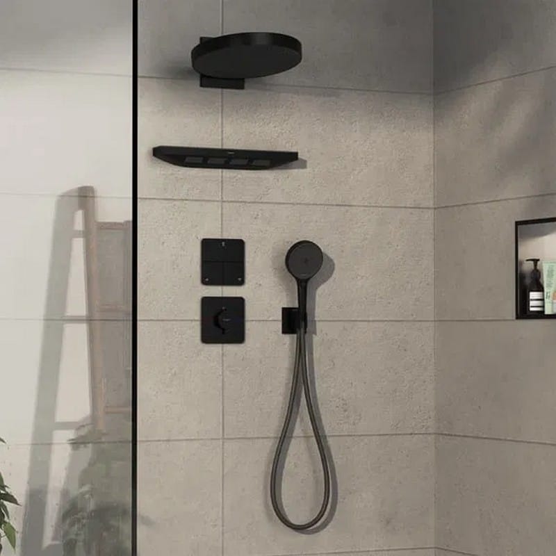 Термостат прихованого монтажу ShowerSelect Comfort Q HighFlow Matt Black Hansgrohe (15588670) Термостат прихованого монтажу ShowerSelect Comfort Q HighFlow Matt Black Hansgrohe (15588670)