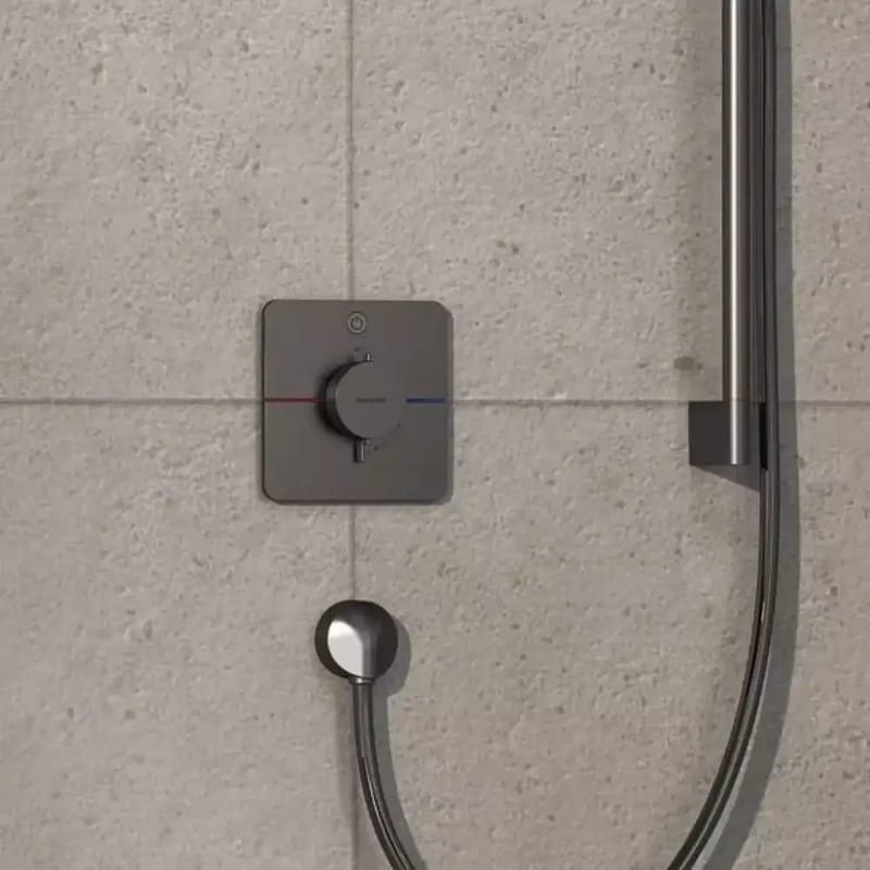 Термостат скрытого монтажа ShowerSelect Comfort Q на 1 функцию Black Chrome Hansgrohe (15581340) Термостат скрытого монтажа ShowerSelect Comfort Q на 1 функцию Black Chrome Hansgrohe (15581340)