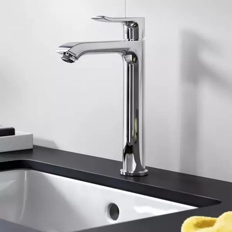 Змішувач для умивальника Metris 200 без донного клапана, Chrome Hansgrohe (31185000)