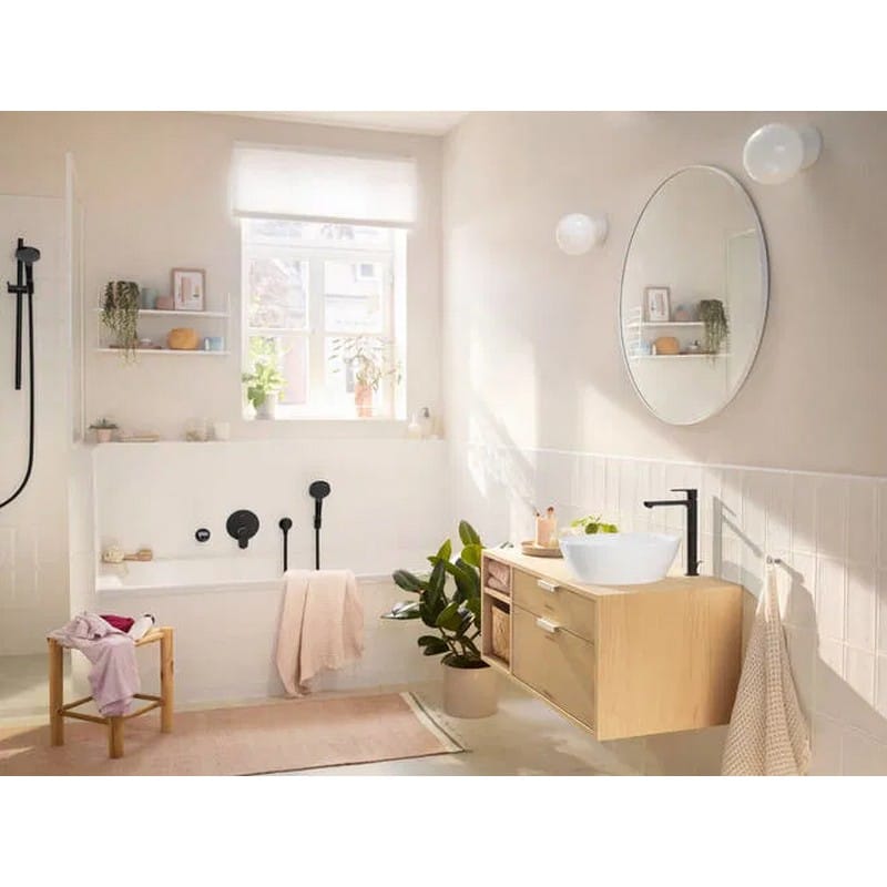 Смеситель для умывальника Rebris S 240 CoolStart с д/у pop-up, Matt Black Hansgrohe (72580670) Смеситель для умывальника Rebris S 240 CoolStart с д/у pop-up, Matt Black Hansgrohe (72580670)