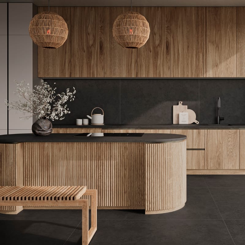Керамогранит Inalco Mauna Antracita DT natural 4 мм 3200Х1600 Керамогранит Inalco Mauna Antracita DT natural 4 мм 3200Х1600