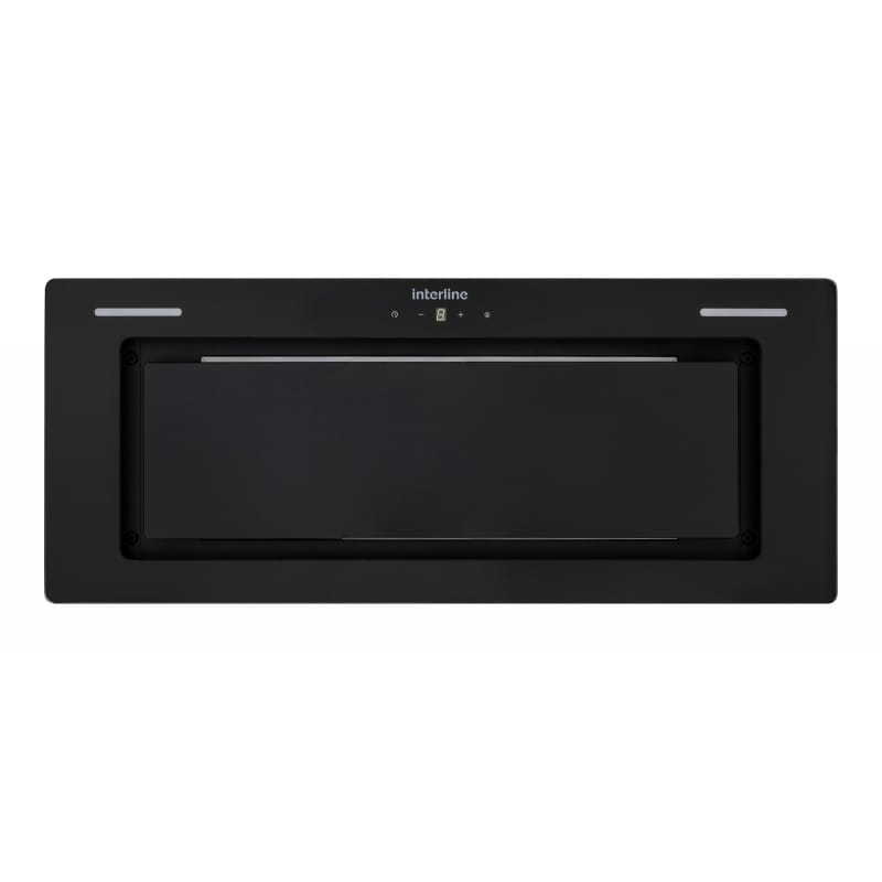 Витяжка вбудована SOLO ULTRA BK A/72/T чорне скло INTERLINE