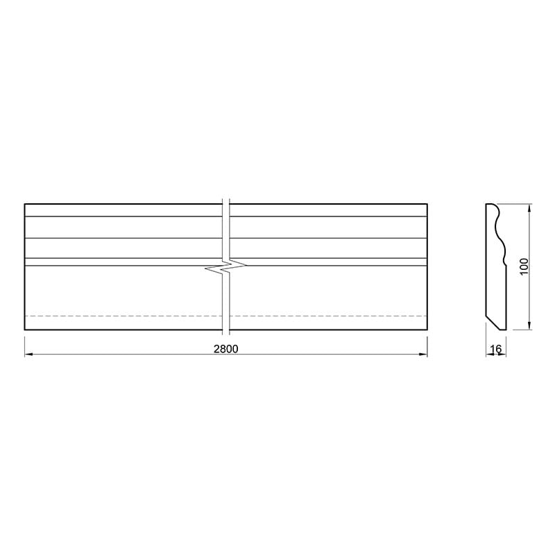 Плинтус MDF AGT SPR-7008 730 Кремовый шелк Soft Touch 2800х100х16 мм (уп. 8 шт.) Плинтус MDF AGT SPR-7008 730 Кремовый шелк Soft Touch 2800х100х16 мм (уп. 8 шт.)