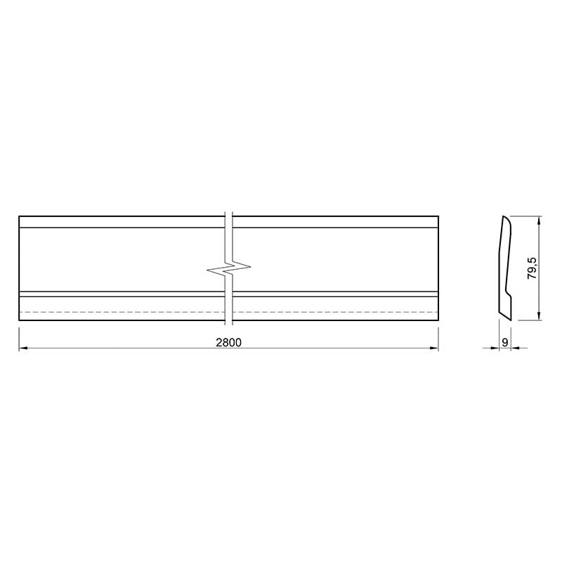 Плинтус MDF AGT SPR-7063 723 Черный шелк Soft Touch 2800х80х9 мм (уп. 12 шт.) Плинтус MDF AGT SPR-7063 723 Черный шелк Soft Touch 2800х80х9 мм (уп. 12 шт.)