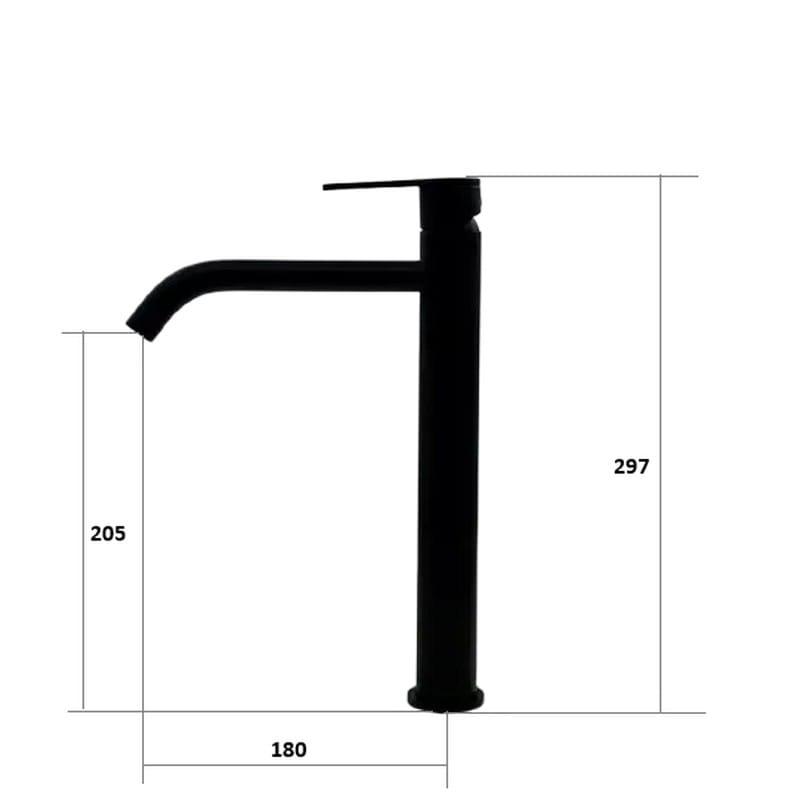 Змішувач Nuova 50202 Graphite Fabiano