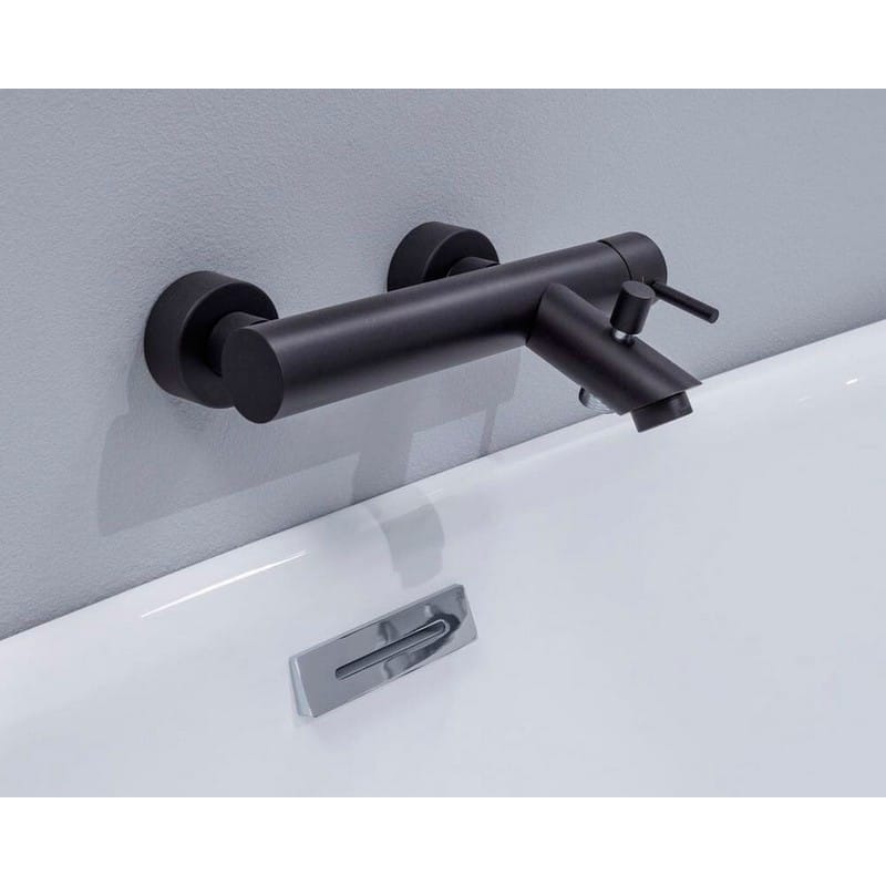 Смеситель для ванны Light, черный (LIG023NO) Paffoni