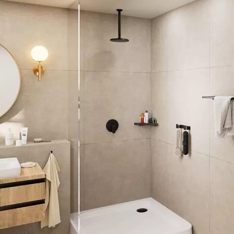 Тримач верхнього душу стельовий Hansgrohe Vernis Blend 300 мм Matt Black Hansgrohe (27805670) Тримач верхнього душу стельовий Hansgrohe Vernis Blend 300 мм Matt Black Hansgrohe (27805670)