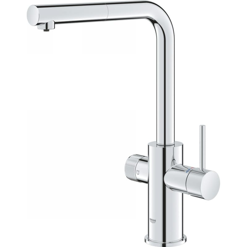 Комплект змішувача для кухні з висувним виливом Grohe Blue Pure Minta з фільтром зворотного осмосу Ecosoft Standard (MO55030601) Комплект змішувача для кухні з висувним виливом Grohe Blue Pure Minta з фільтром зворотного осмосу Ecosoft Standard (MO55030601)
