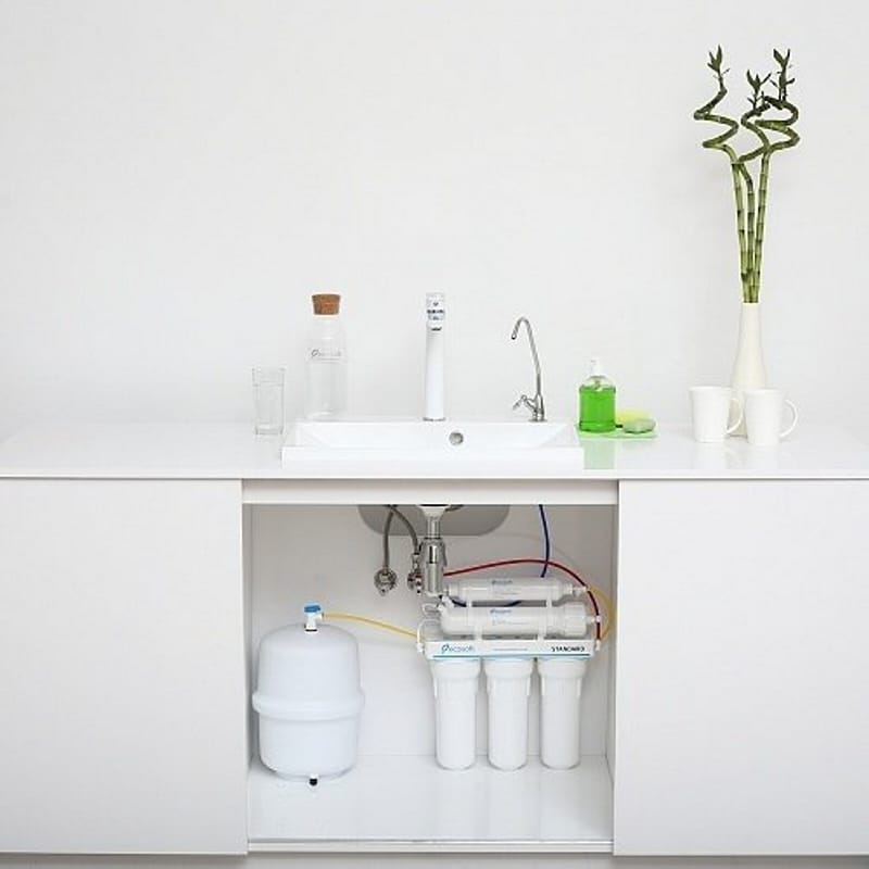 Комплект змішувача для кухні з висувним виливом Grohe Blue Pure Minta з фільтром зворотного осмосу Ecosoft Standard (MO55030601) Комплект змішувача для кухні з висувним виливом Grohe Blue Pure Minta з фільтром зворотного осмосу Ecosoft Standard (MO55030601)