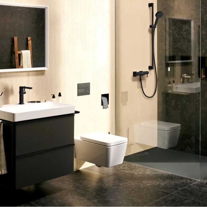 Душова штанга Hansgrohe Pulsify S 90 см зі шлангом 160 см Matt Black Hansgrohe (24401670) Душова штанга Hansgrohe Pulsify S 90 см зі шлангом 160 см Matt Black Hansgrohe (24401670)