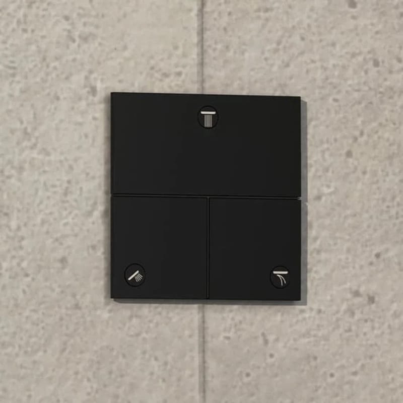 Перемикач Hansgrohe ShowerSelect Comfort E на 3 функції  Matt Black Hansgrohe (15573670)