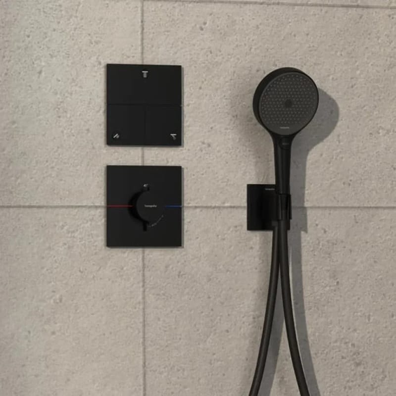 Перемикач Hansgrohe ShowerSelect Comfort E на 3 функції  Matt Black Hansgrohe (15573670)
