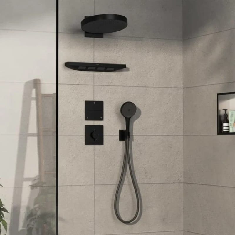 Перемикач Hansgrohe ShowerSelect Comfort E на 3 функції  Matt Black Hansgrohe (15573670)