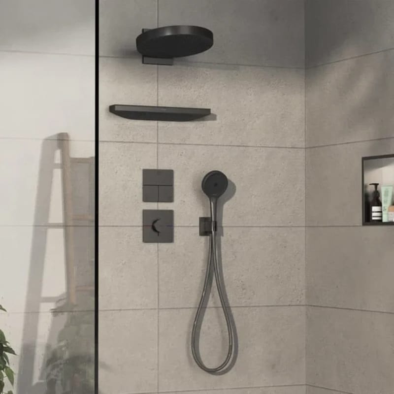 Перемикач Hansgrohe ShowerSelect Comfort E на 3 функції Brushed Black Chrome Hansgrohe (15573340) Перемикач Hansgrohe ShowerSelect Comfort E на 3 функції Brushed Black Chrome Hansgrohe (15573340)