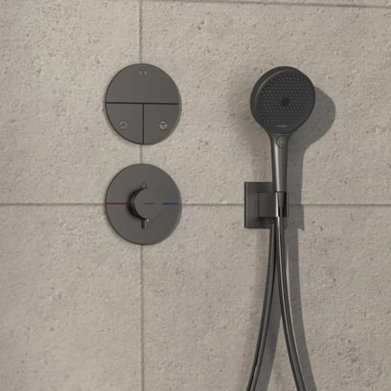 Перемикач Hansgrohe ShowerSelect Comfort S на 3 функції Brushed Black Chrome Hansgrohe (15558340) Перемикач Hansgrohe ShowerSelect Comfort S на 3 функції Brushed Black Chrome Hansgrohe (15558340)