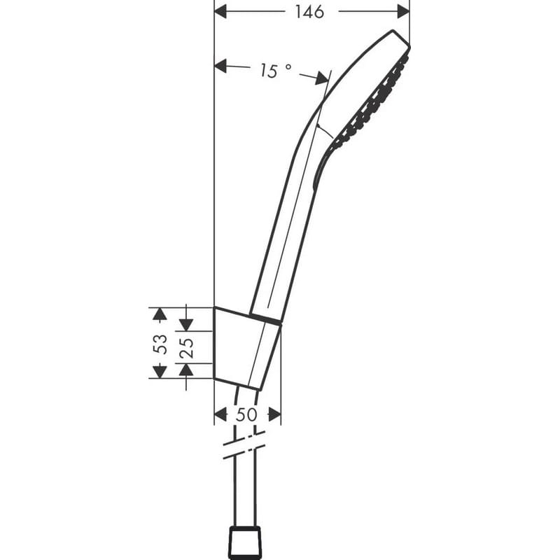 Душовий набір Hansgrohe Croma Select S Vario Porter 125 White/Chrome Hansgrohe (26421400) Душовий набір Hansgrohe Croma Select S Vario Porter 125 White/Chrome Hansgrohe (26421400)