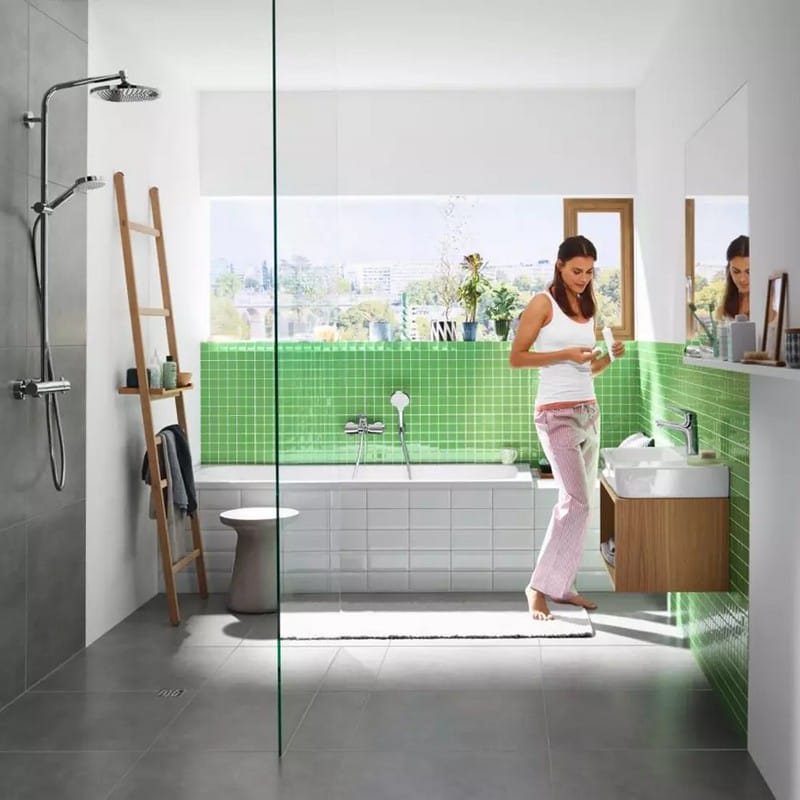 Душевой набор Hansgrohe Crometta 100 1Jet 125 White/Chrome Hansgrohe (26690400)