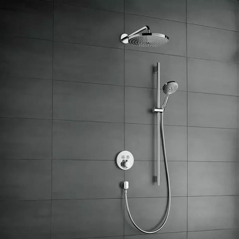 Верхній душ Hansgrohe Raindance Select S Overhead shower 300 2jet White/Chrome Hansgrohe (27378400)