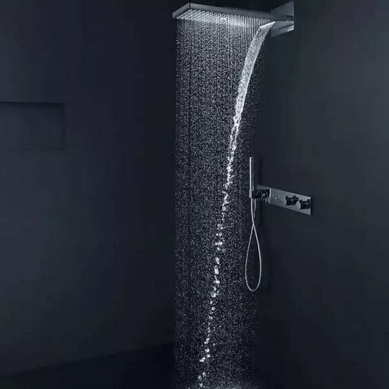 Верхній душ Hansgrohe Rainmaker Select 580x260 3jet Black/Chrome Hansgrohe (24001600) Верхній душ Hansgrohe Rainmaker Select 580x260 3jet Black/Chrome Hansgrohe (24001600)