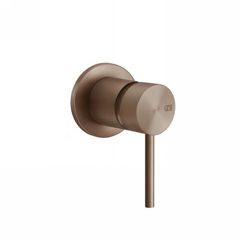 Змішувач одноважільний вбудований, зовнішня частина, Copper Brushed PVD Gessi (54019708) Змішувач одноважільний вбудований, зовнішня частина, Copper Brushed PVD Gessi (54019708)