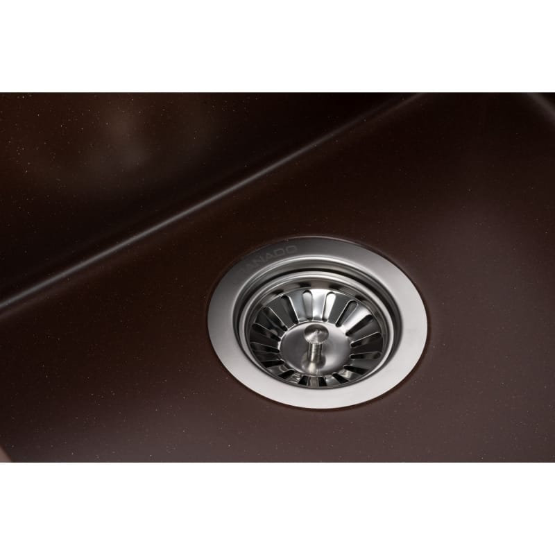 Мойка Under top DOUBLE marron (705*445mm.) гранит GRANADO