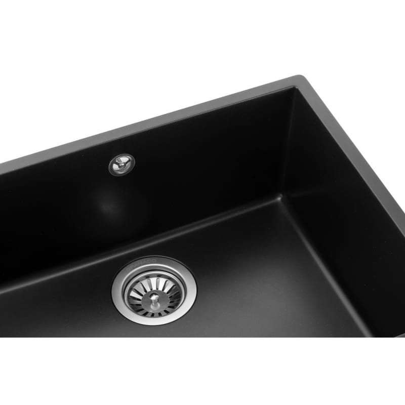 Мийка UNDER TOP MAX black shine (535*435mm.) граніт GRANADO