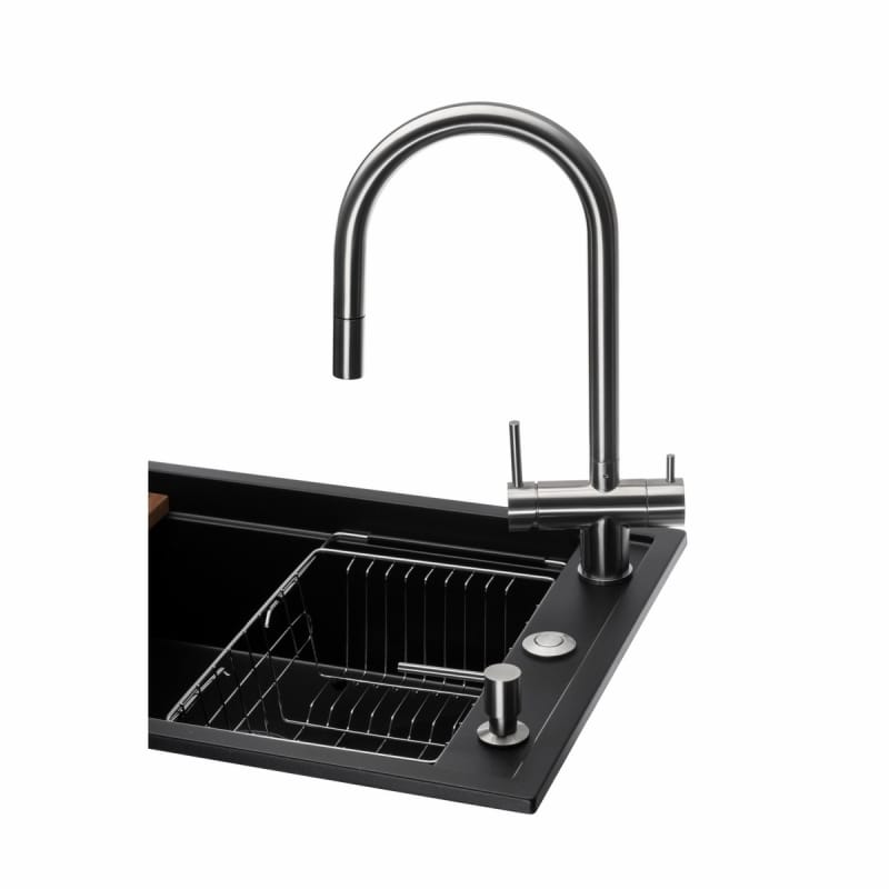 Кухонна станція GRANADO Royal Estella black shine граніт GRANADO Кухонна станція GRANADO Royal Estella black shine граніт GRANADO