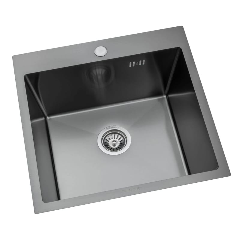 Мойка стальная Galera S201 black (500*500*220mm) GRANADO Мойка стальная Galera S201 black (500*500*220mm) GRANADO