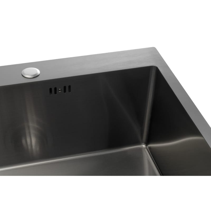 Мойка стальная Villena S201 black (580*500*220mm) GRANADO Мойка стальная Villena S201 black (580*500*220mm) GRANADO
