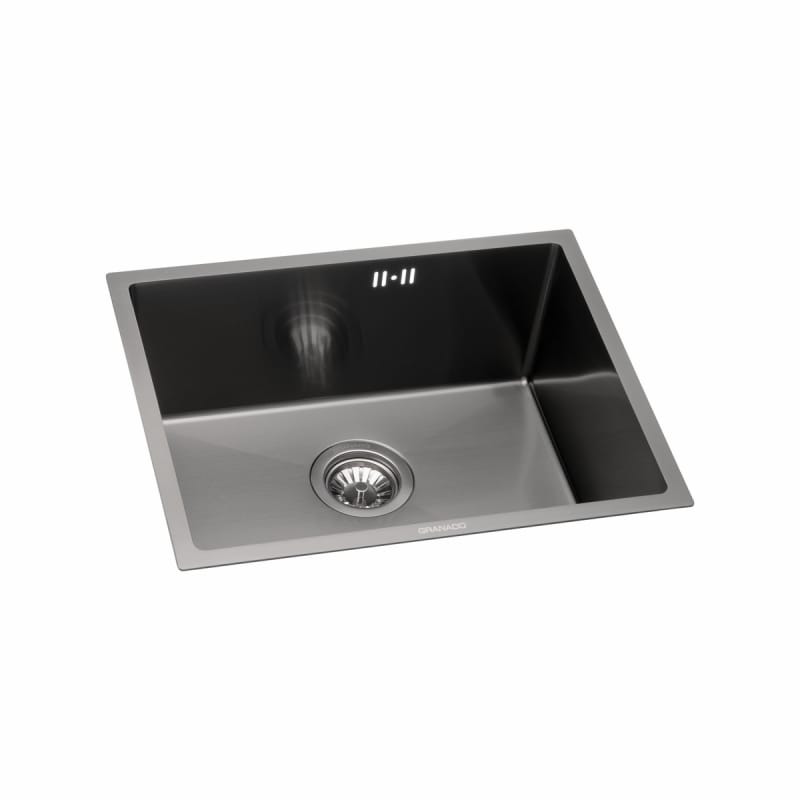 Мийка сталева Under top max STEEL S201 black (530*430*220mm) GRANADO Мийка сталева Under top max STEEL S201 black (530*430*220mm) GRANADO