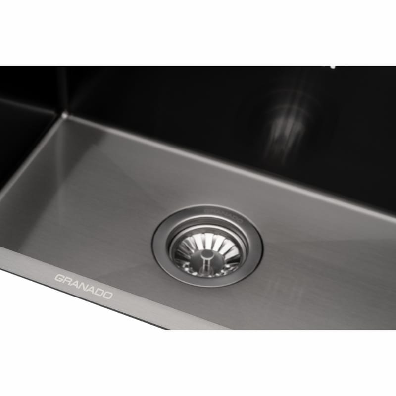 Мийка сталева Under top max STEEL S201 black (530*430*220mm) GRANADO Мийка сталева Under top max STEEL S201 black (530*430*220mm) GRANADO