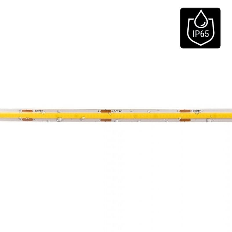 LED-лента COB, 480 LEDs/m, 10W, 24V, IP65, холодный свет, 6500К