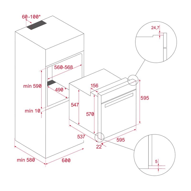 Духова шафа HLB 84 BM INFINITY TEKA (111000079) Духова шафа HLB 84 BM INFINITY TEKA (111000079)