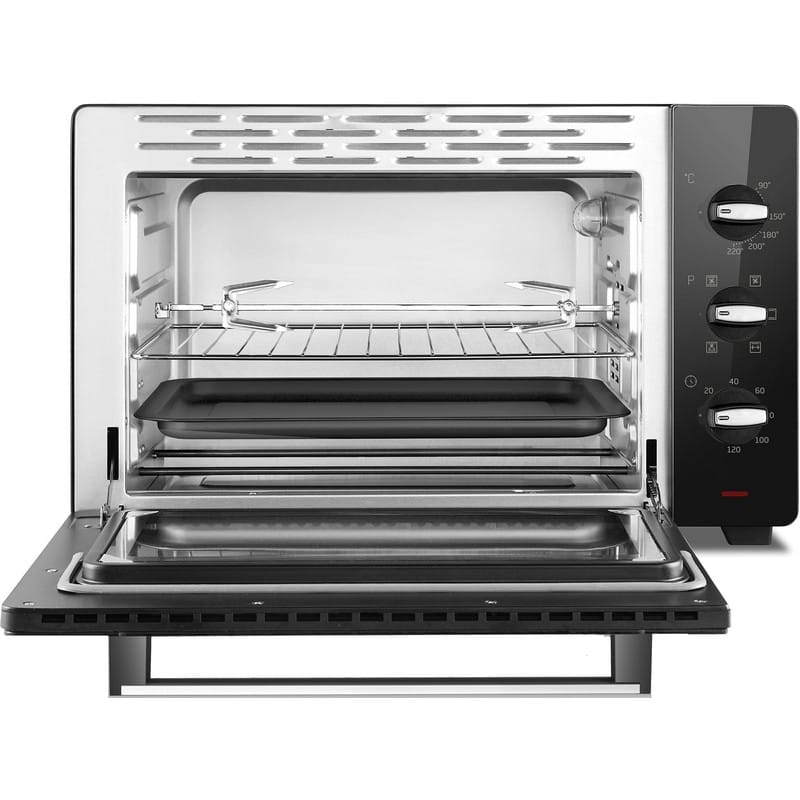 Піч електрична BMOF45B , 45л, 2000Вт, механіч., конвенція, чорна Beko
