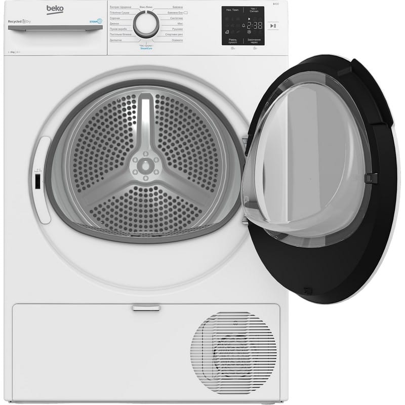 Сушильна машина BM3T38239WW Beko тепловий насос білий Beko Сушильна машина BM3T38239WW Beko тепловий насос білий Beko