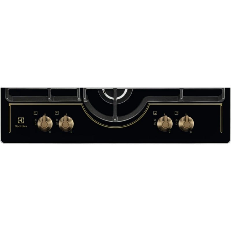 Газовая варочная поверхность GPE363RBK Rococo, черный Electrolux