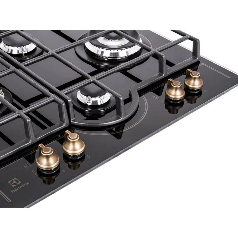 Газовая варочная поверхность GPE363RBK Rococo, черный Electrolux