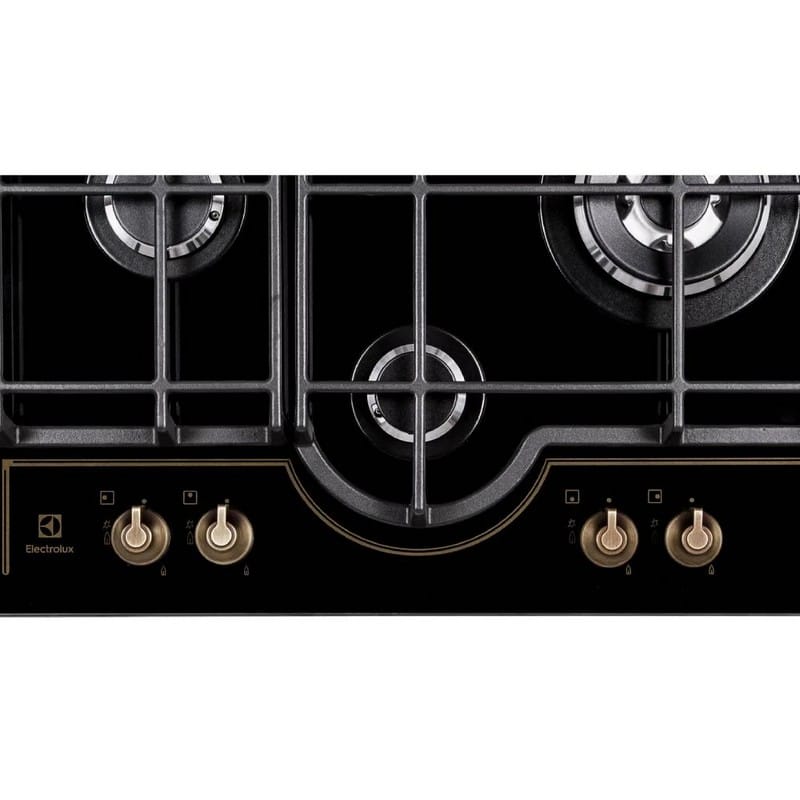 Газовая варочная поверхность GPE363RBK Rococo, черный Electrolux