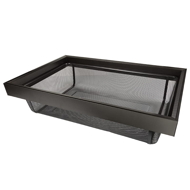 Корзина для белья металлическая сетка  761-795мм Muller ONYX